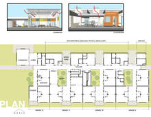 This computer rendering shows floor plans as well as 3D views of sections. - Photo Credit: Studio E Architects
